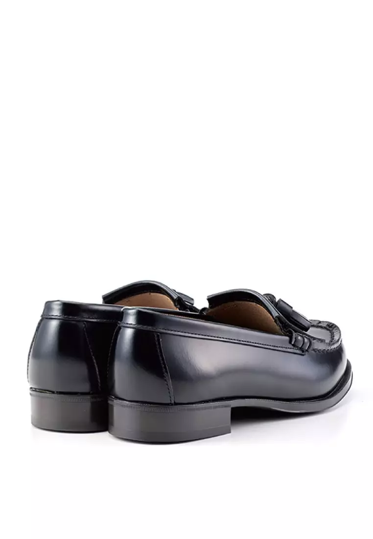 HARUTA HARUTA Quilt & Tassel Loafer-4515 BLACK