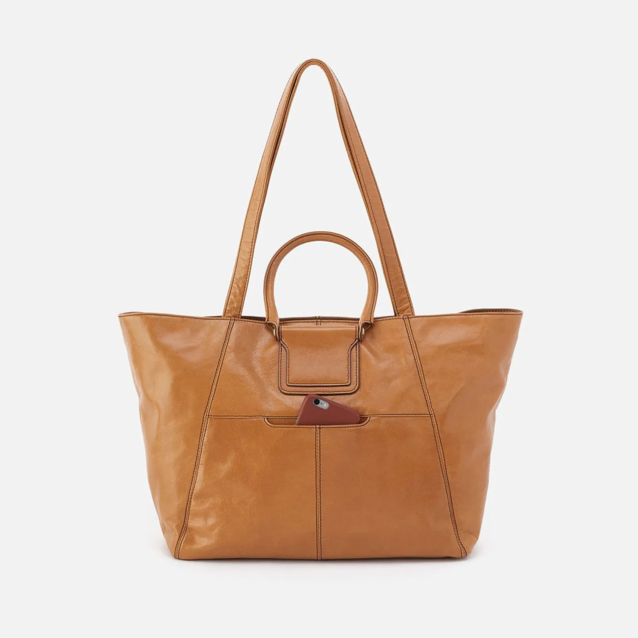 HOBO Sheila East-West Tote - Polished Leather