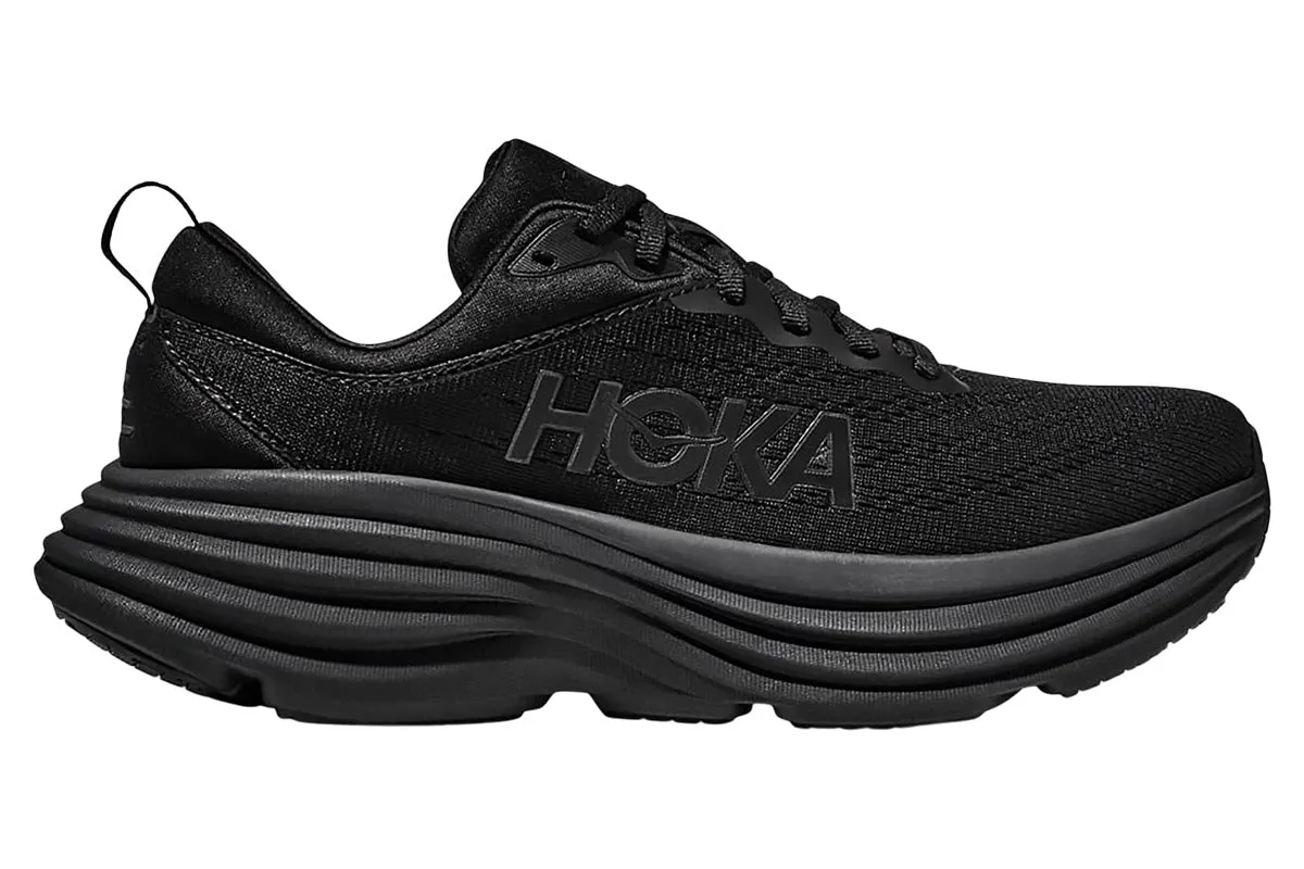 Hoka Bondi 8 2E Black/Black Mens