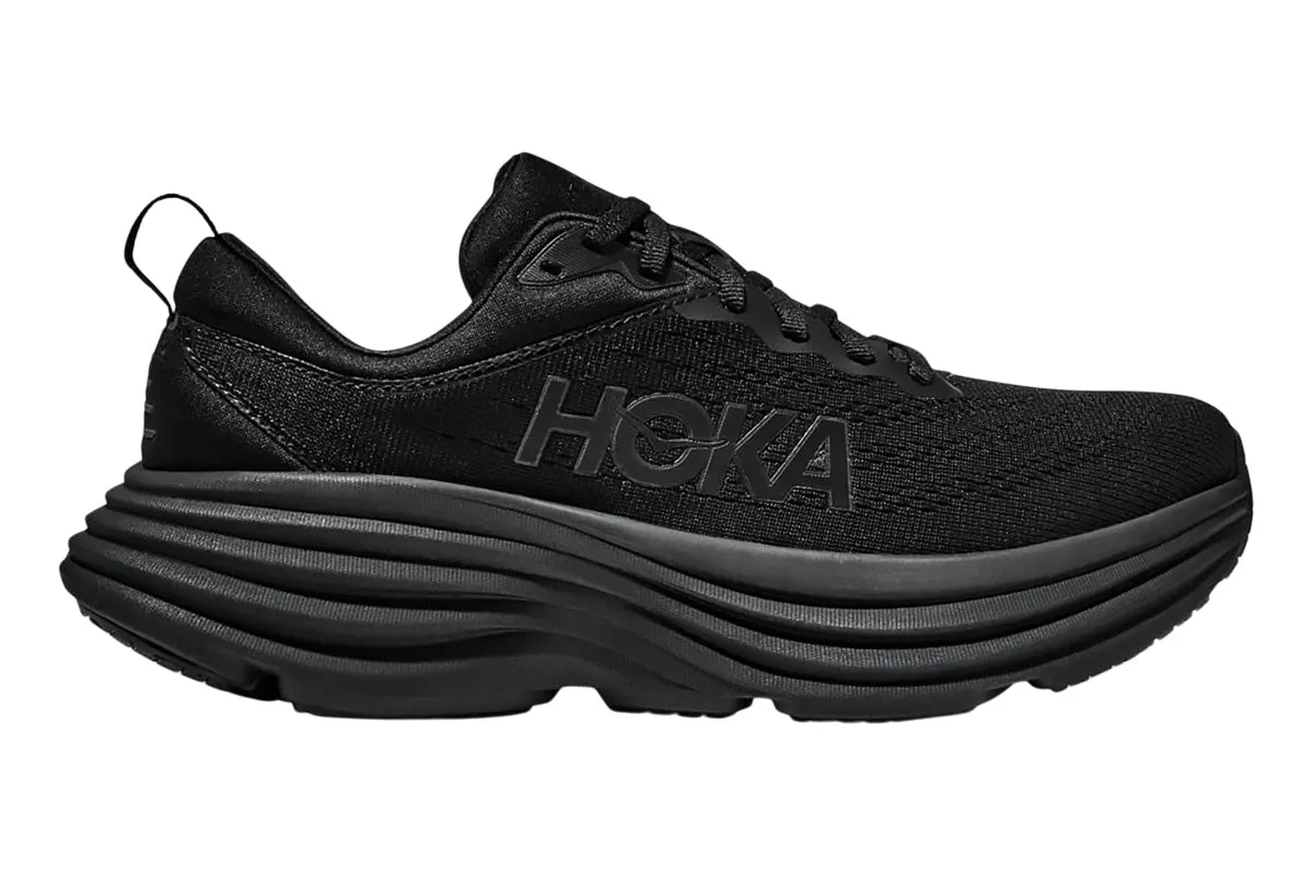 Hoka Bondi 8 2E Black/Black Mens