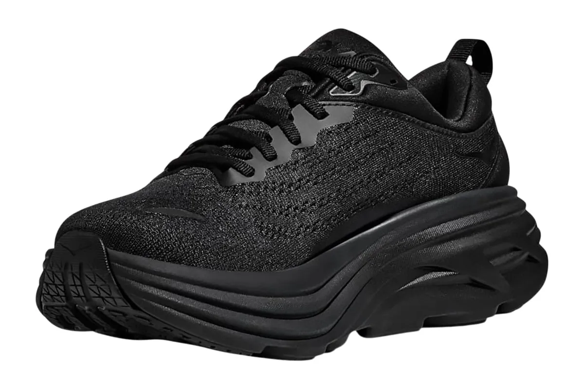 Hoka Bondi 8 2E Black/Black Mens