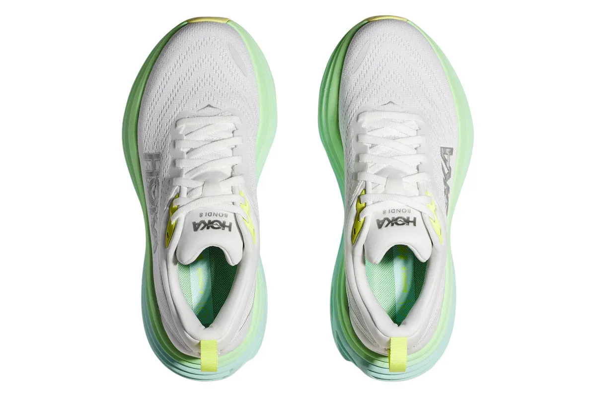 Hoka Bondi 8 D Blanc De Blanc / Sunlit Ocean Womens