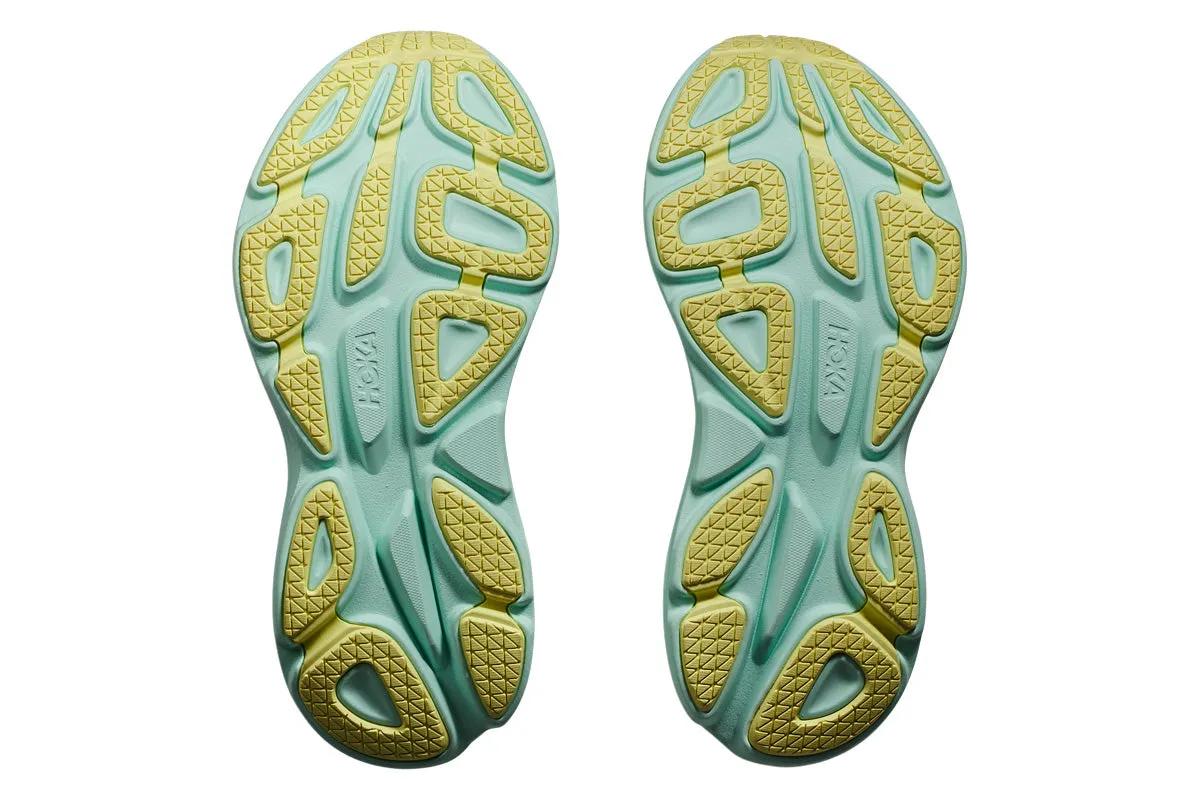 Hoka Bondi 8 D Blanc De Blanc / Sunlit Ocean Womens