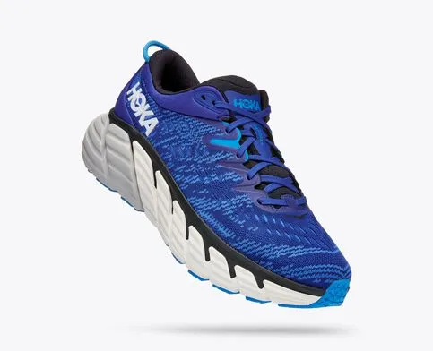 Hoka Mens Gaviota 4 Max Support Running Shoe- Bluing/Blue Graphite