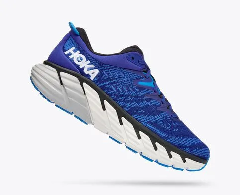 Hoka Mens Gaviota 4 Max Support Running Shoe- Bluing/Blue Graphite