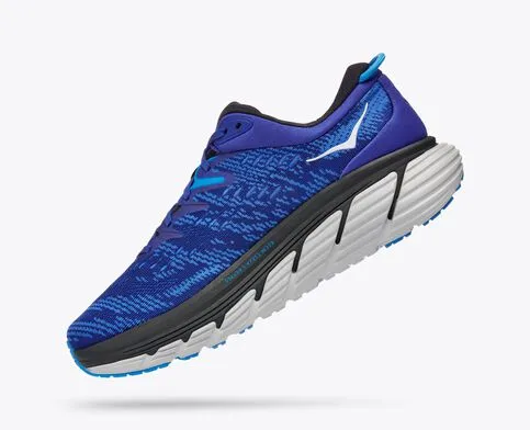 Hoka Mens Gaviota 4 Max Support Running Shoe- Bluing/Blue Graphite