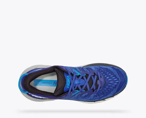 Hoka Mens Gaviota 4 Max Support Running Shoe- Bluing/Blue Graphite