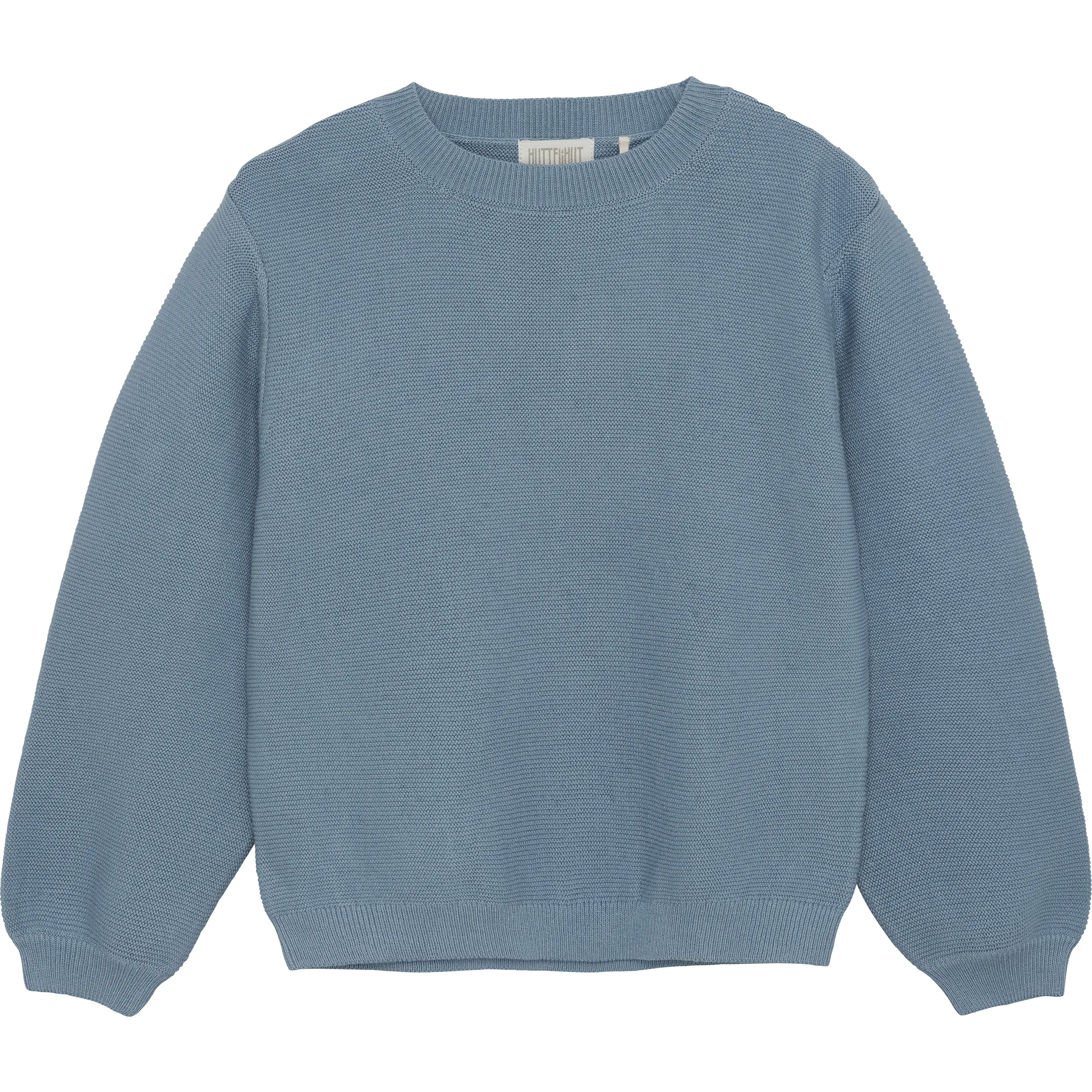 HutteliHut Organic Cotton Crew Neck Pullover, Citadel Blue