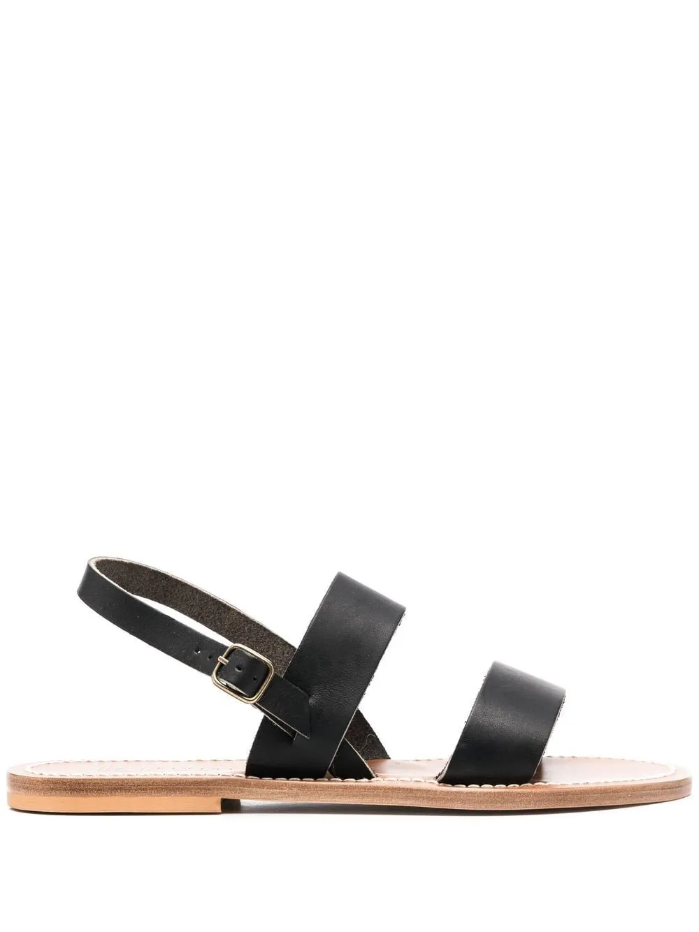 K Jacques St Tropez    K Jacques St Tropez Barigoule Leather Flat Sandals