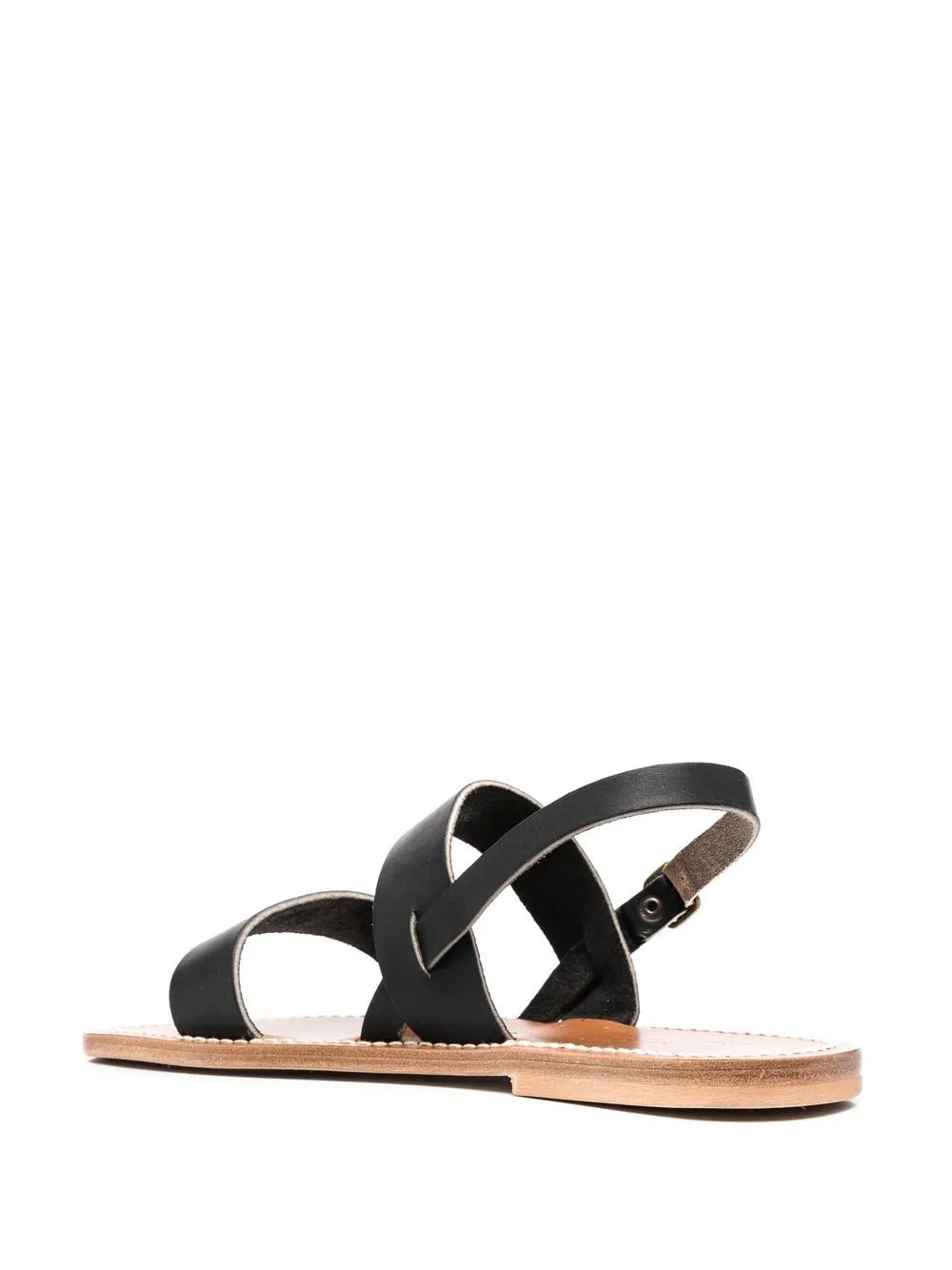 K Jacques St Tropez    K Jacques St Tropez Barigoule Leather Flat Sandals