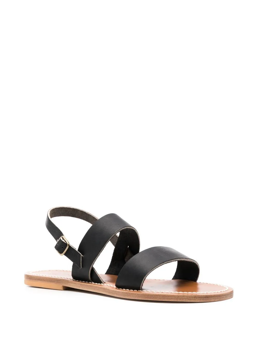 K Jacques St Tropez    K Jacques St Tropez Barigoule Leather Flat Sandals