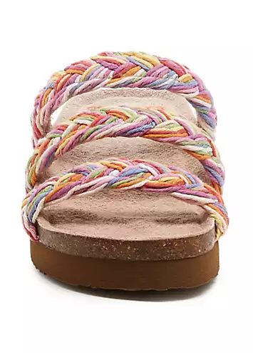 Ladies Multicoloured Ashley String Braid Sandals by Rocket Dog | Look Again