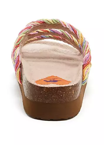 Ladies Multicoloured Ashley String Braid Sandals by Rocket Dog | Look Again