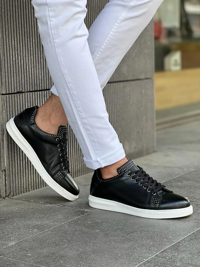 Lawson Black Mid-Top Sneakers