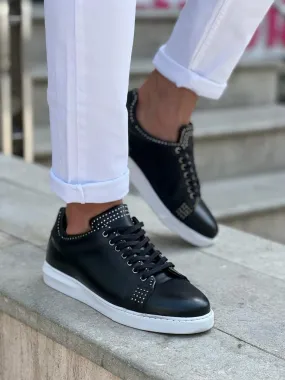 Lawson Black Mid-Top Sneakers