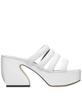 Leather Sandals (A98890-MNAG01-9000-110-WHITE)