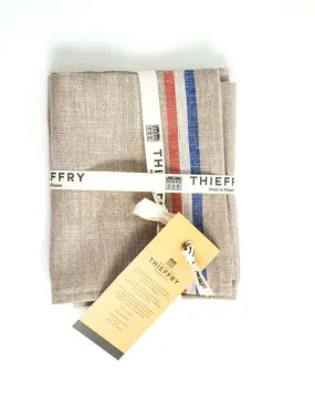 Linen Dish Towels - French Flag