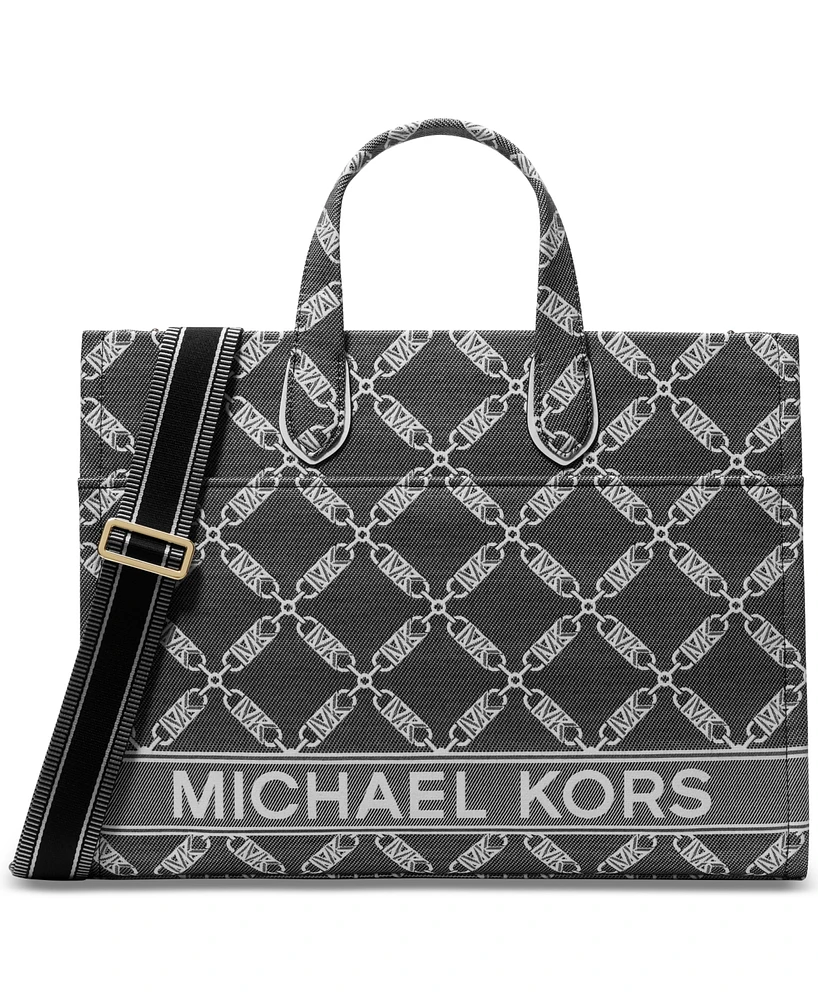 Macy's Michael Kors Gigi Logo Large Grab Tote