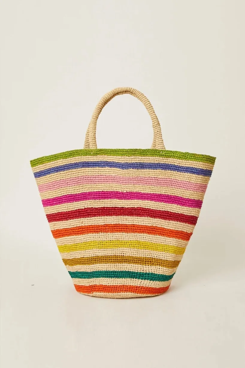 MARISOL STRIPED TOTE