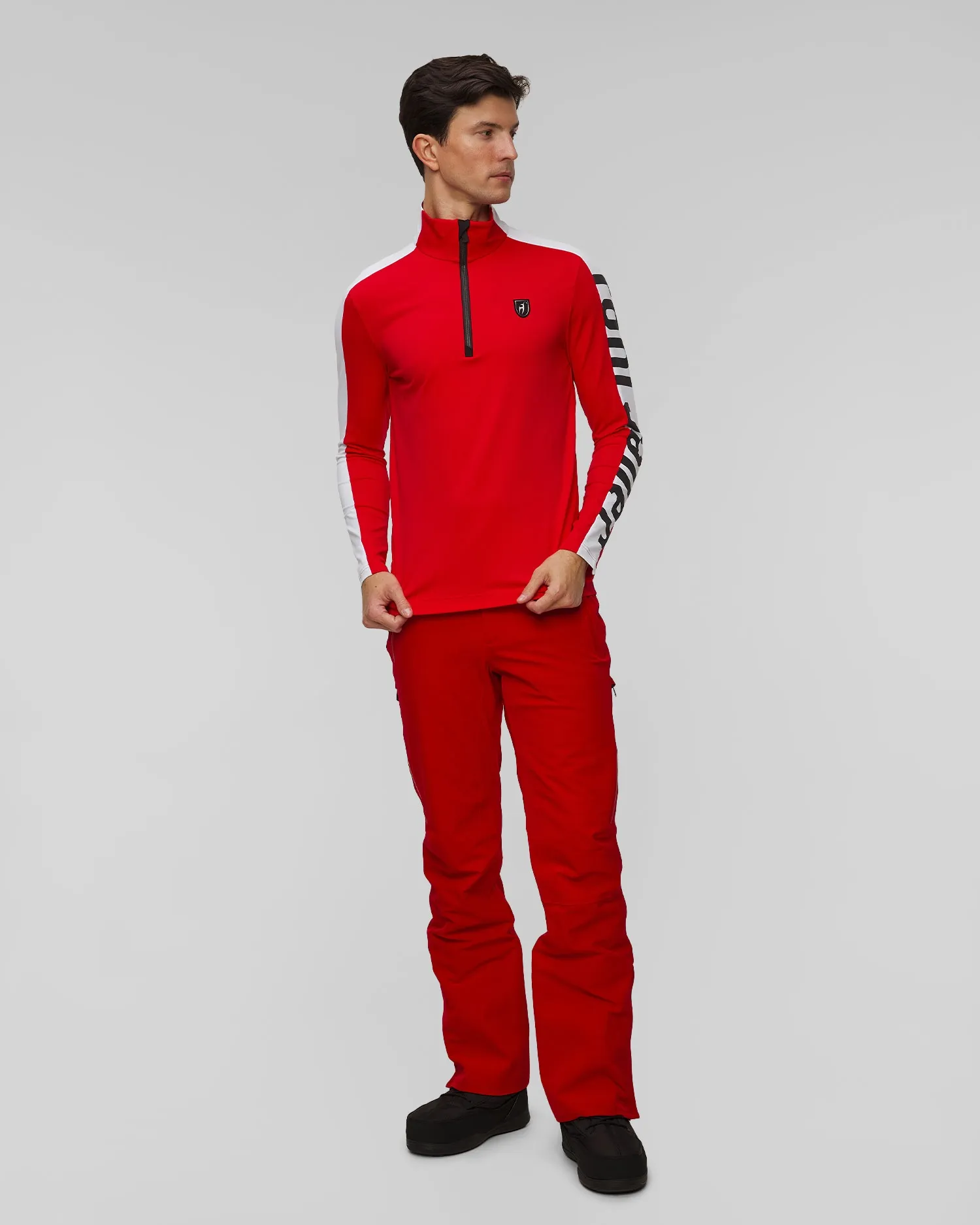 Men's red ski turtleneck Toni Sailer Jim 341322-442