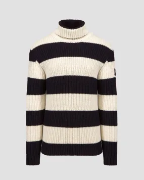 Men's striped wool turtleneck by Paul&Shark 13311096-583