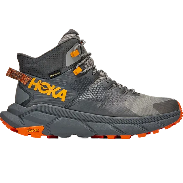 MEN'S HOKA TRAIL CODE GTX | CASTLEROCK / PERMISSION ORANGE