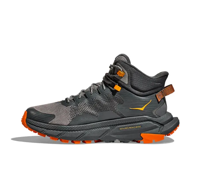 MEN'S HOKA TRAIL CODE GTX | CASTLEROCK / PERMISSION ORANGE