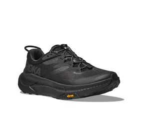 Men's Hoka Transport GTX Color: Black/Black