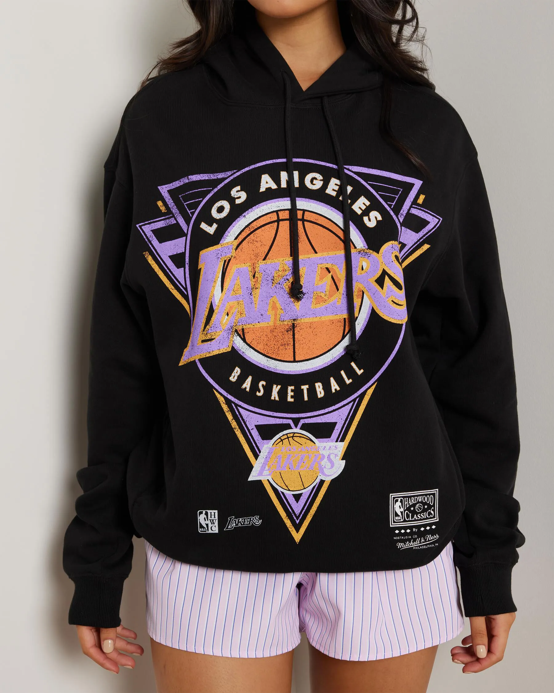 Mitchell & Ness Los Angeles Lakers Tri Hoodie