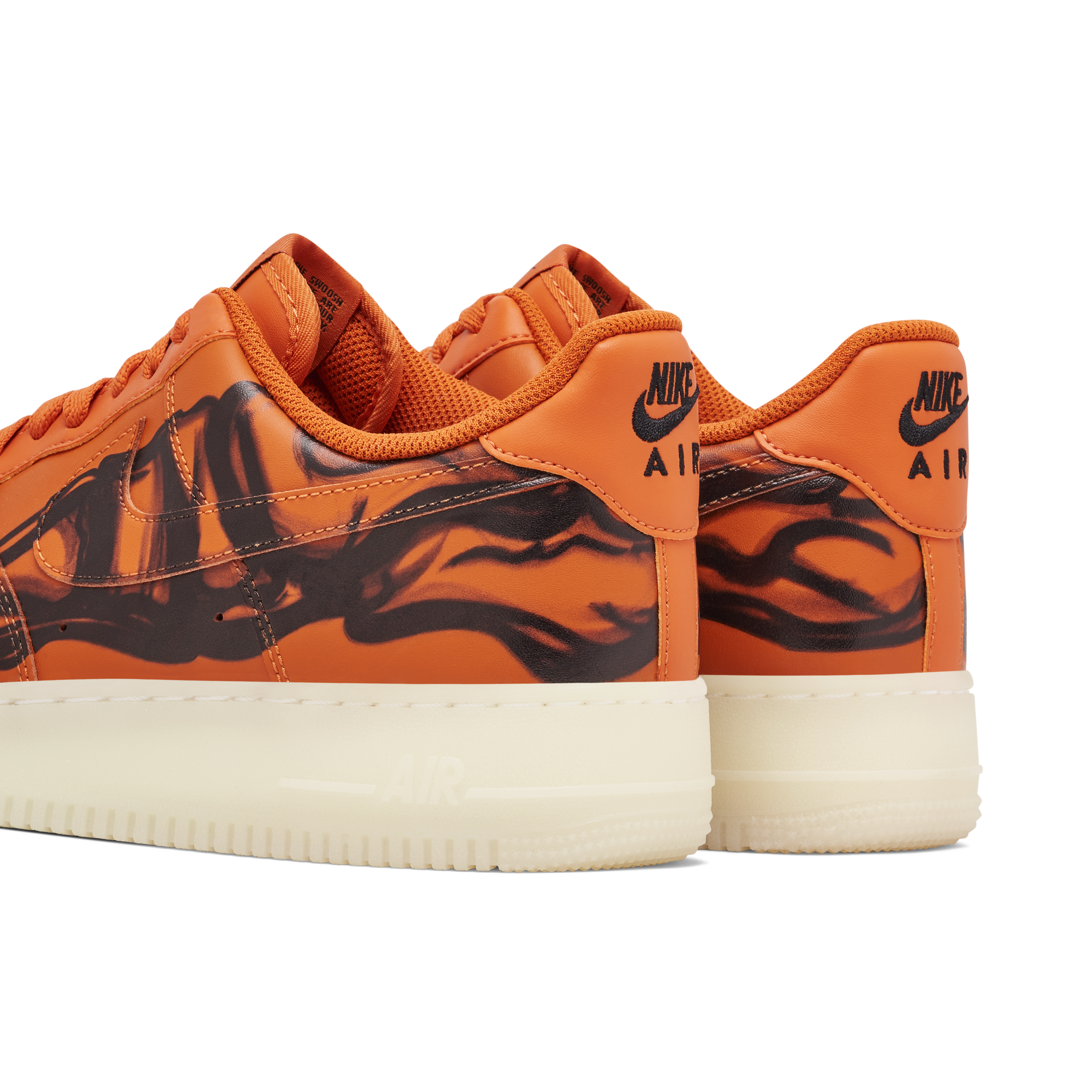 Nike Air Force 1 Skeleton Orange | CU8067-800 | Laced