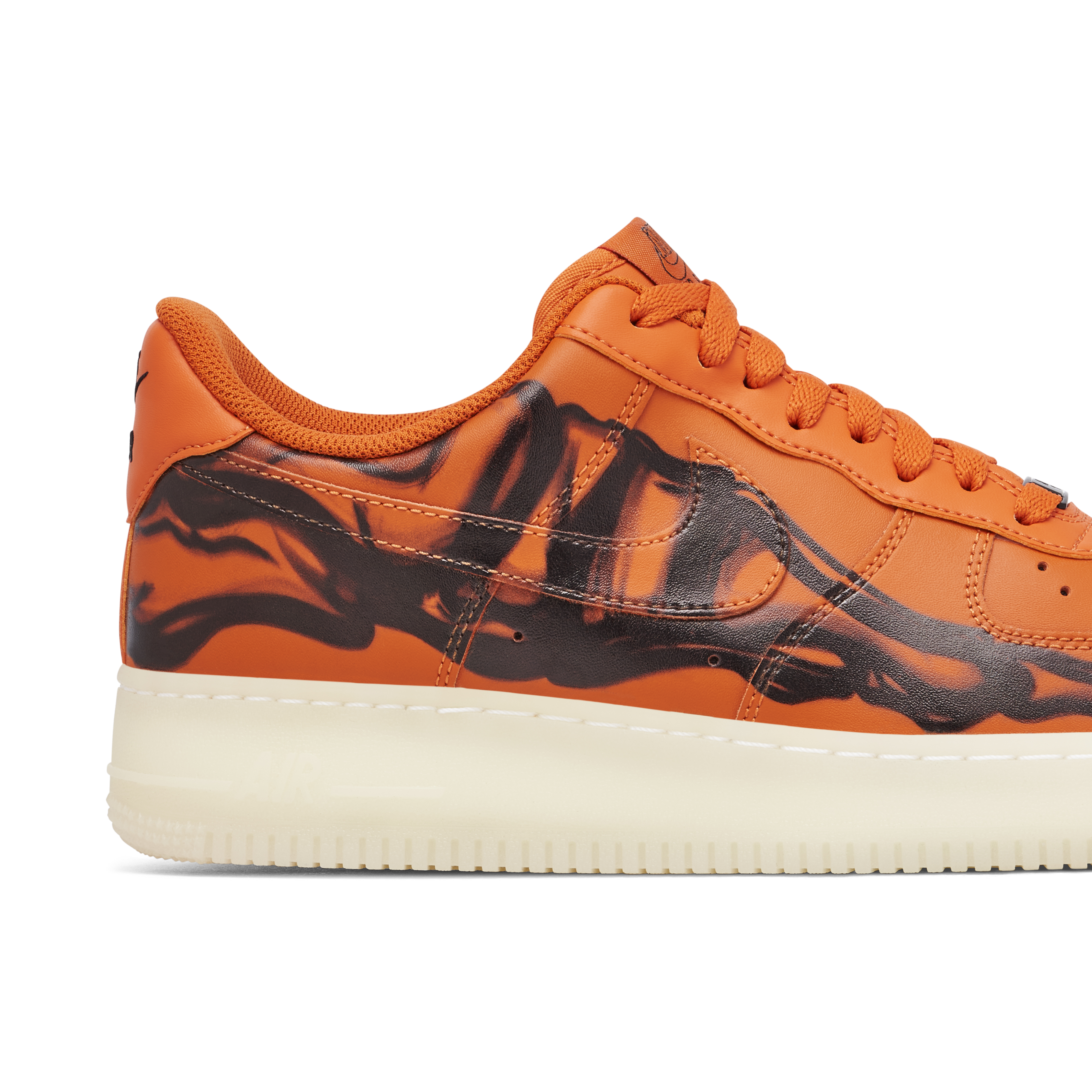 Nike Air Force 1 Skeleton Orange | CU8067-800 | Laced