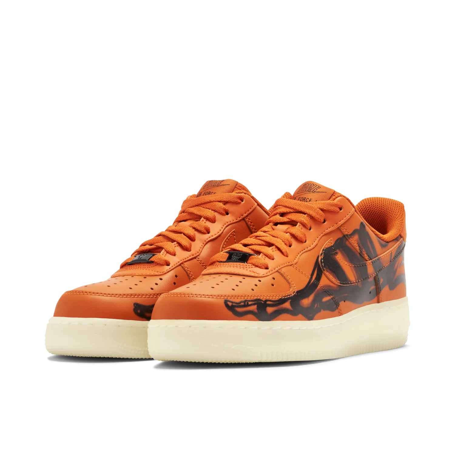 Nike Air Force 1 Skeleton Orange | CU8067-800 | Laced