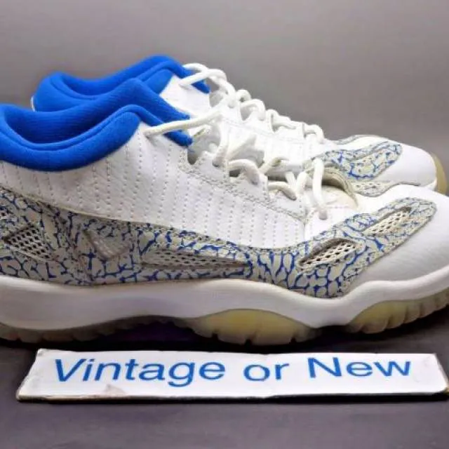 Nike Air Jordan XI 11 low I.E. Argon Blue Retro GS 2007 ...