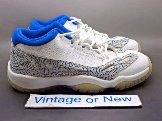 Nike Air Jordan XI 11 low I.E. Argon Blue Retro GS 2007 ...