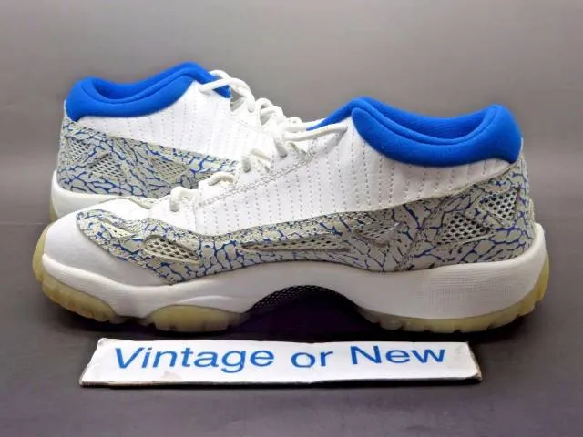 Nike Air Jordan XI 11 low I.E. Argon Blue Retro GS 2007 ...