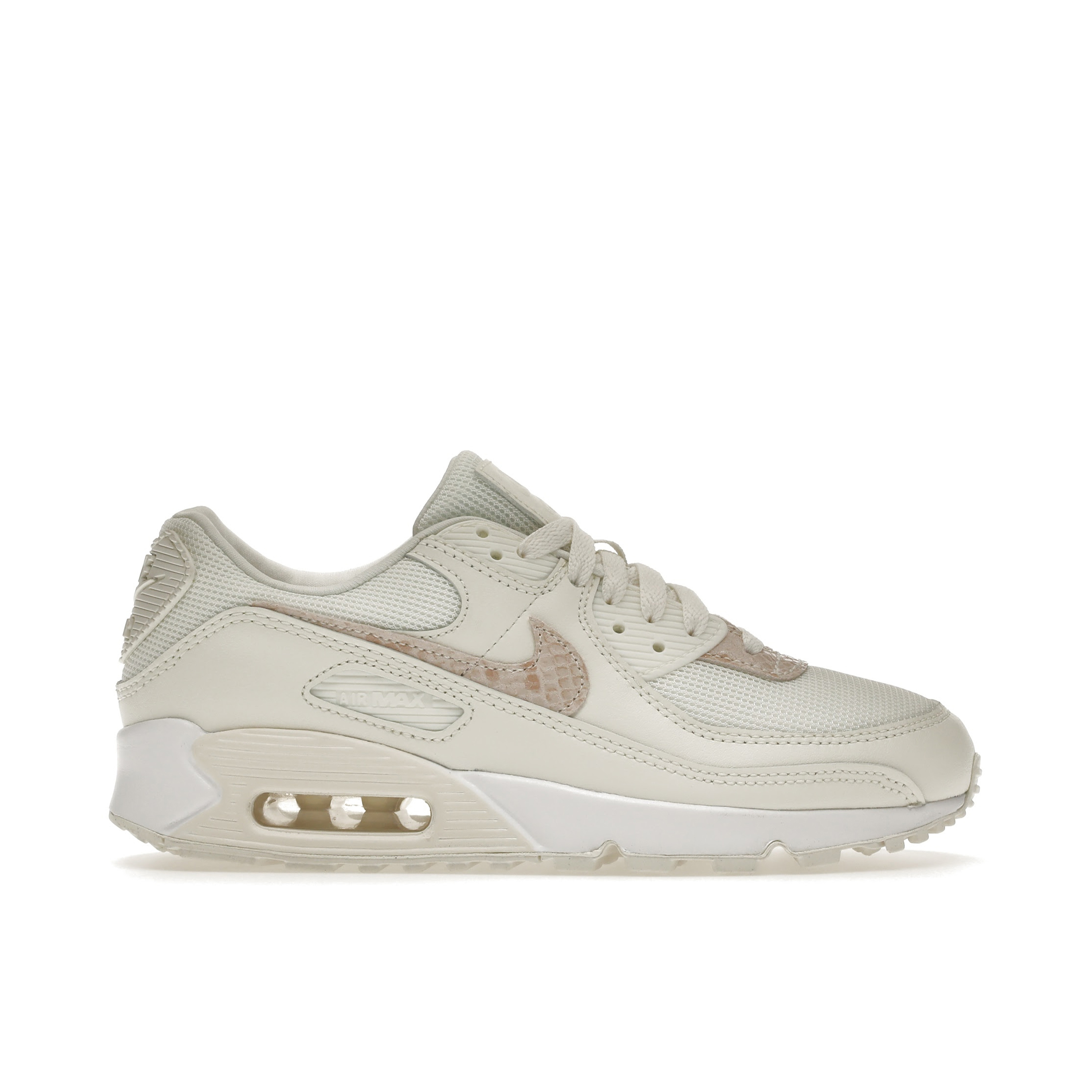 Nike Air Max 90 Snakeskin Sail Womens | DH4115-101 | Laced