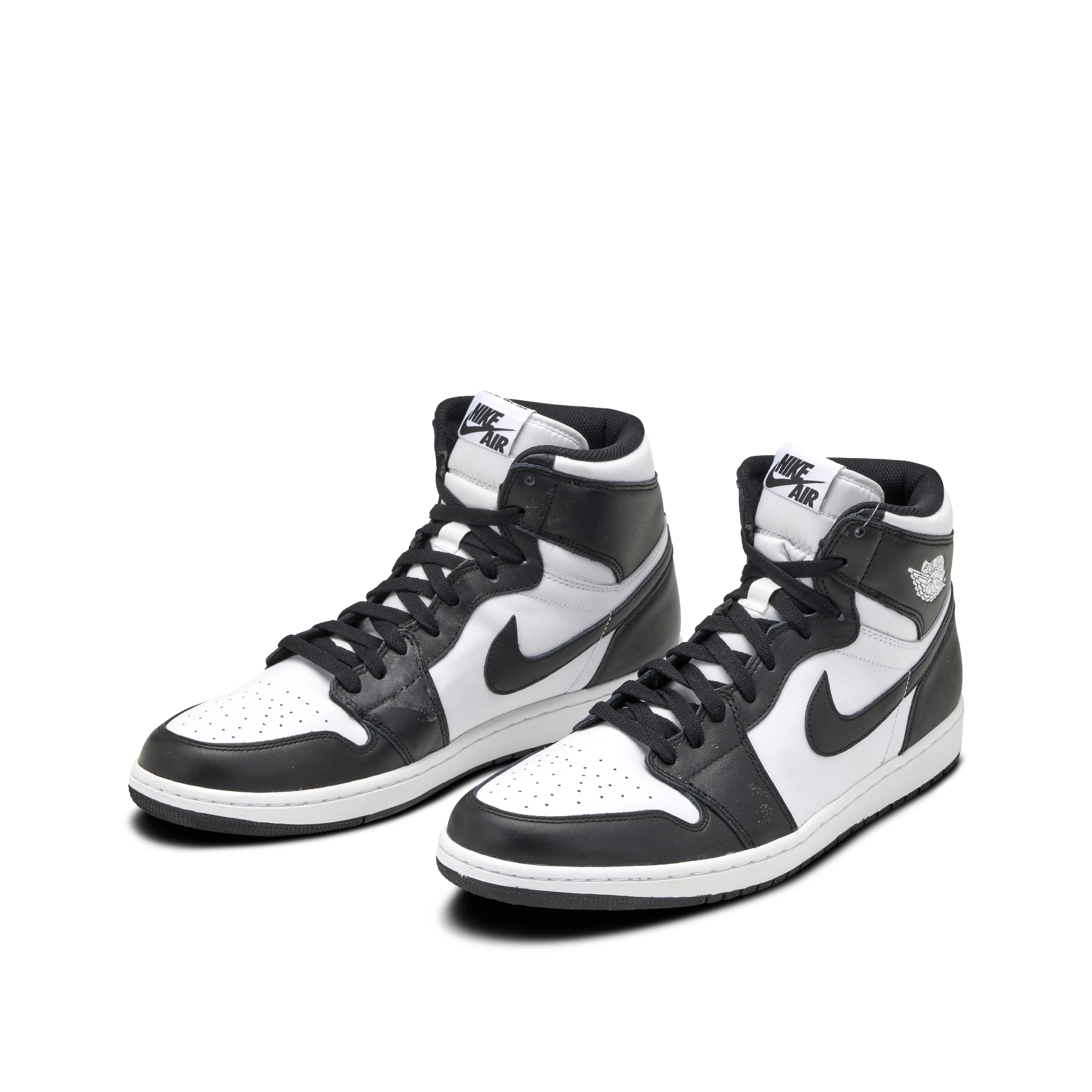 Nike Nike Air Jordan 1 Retro High Black White |  Size 13