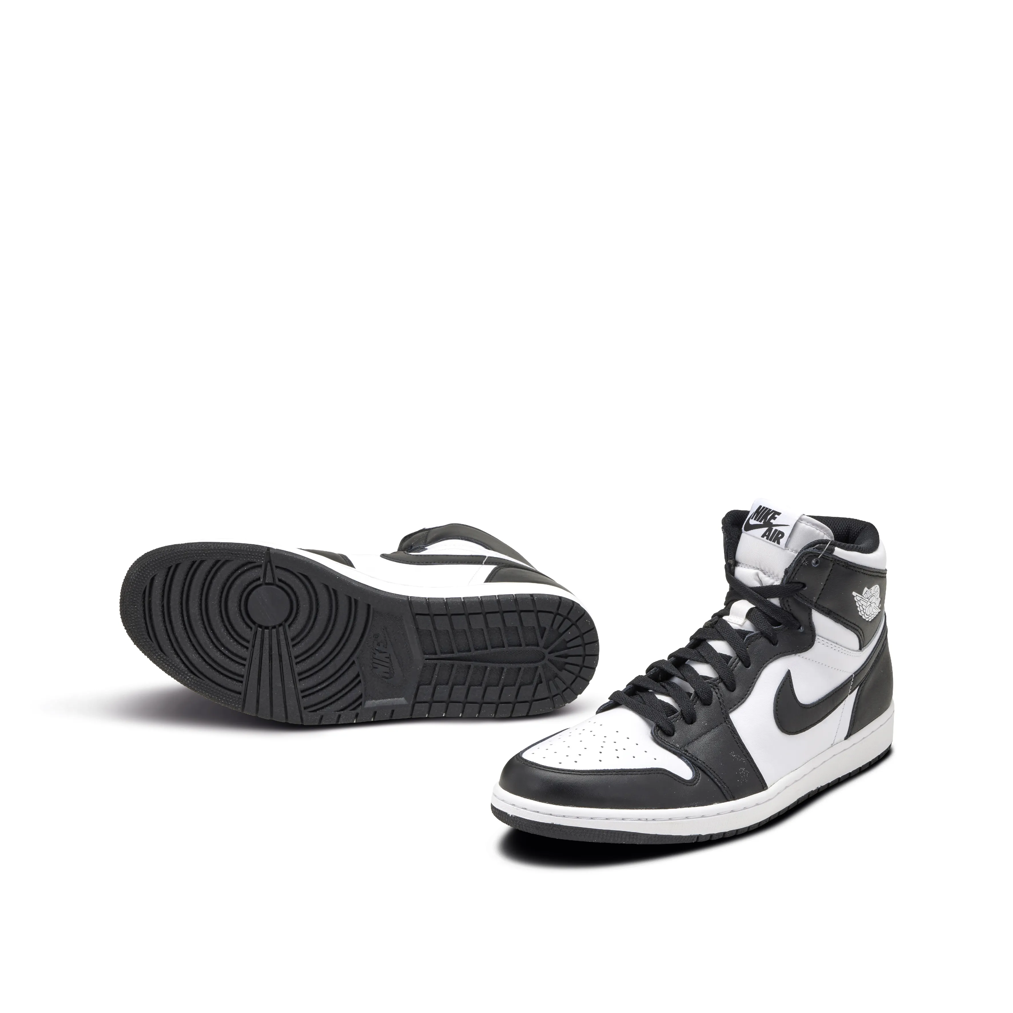 Nike Nike Air Jordan 1 Retro High Black White |  Size 13