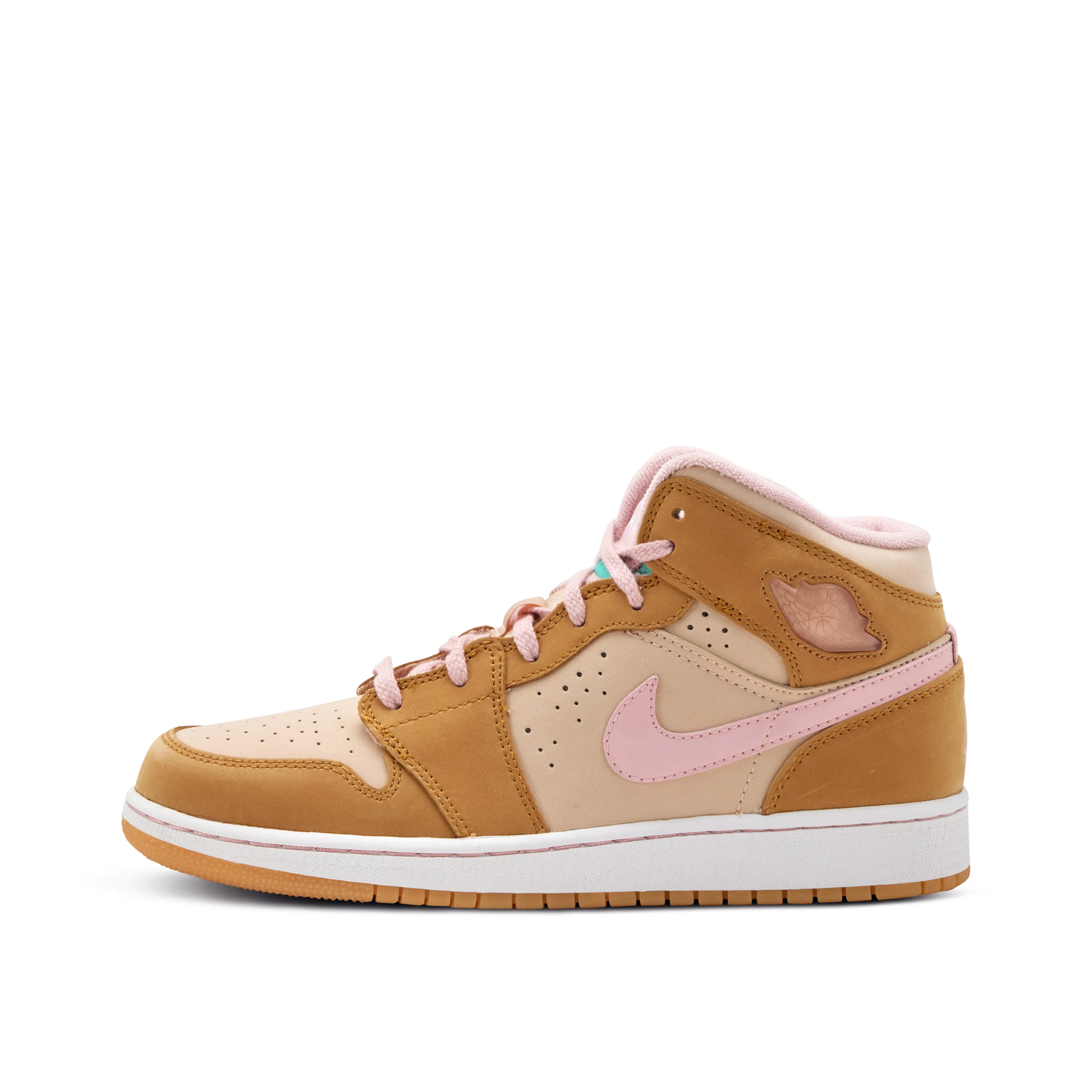 Nike Nike Air Jordan 1 Retro Mid Hare GS Wheat | Size 7Y