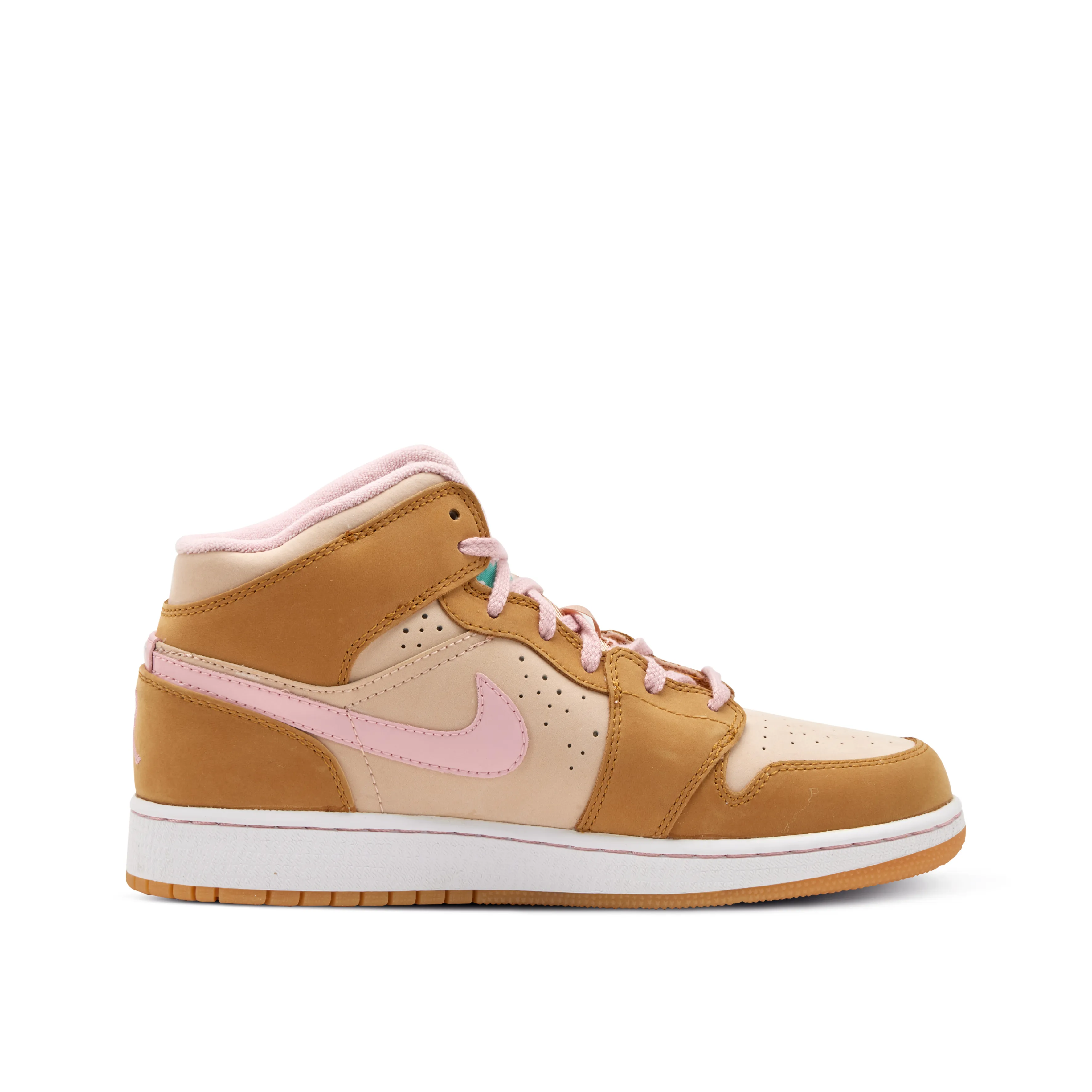 Nike Nike Air Jordan 1 Retro Mid Hare GS Wheat | Size 7Y