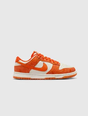 NIKE WOMEN'S DUNK LOW CRACKED ORANGE   ORANGE