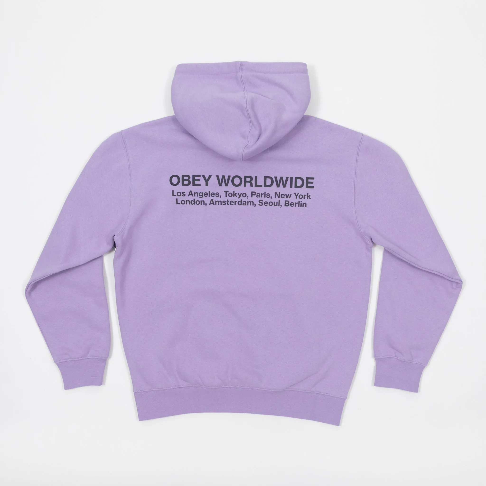 Obey OBEY Worldwide Cities Hoodie in PURPLE