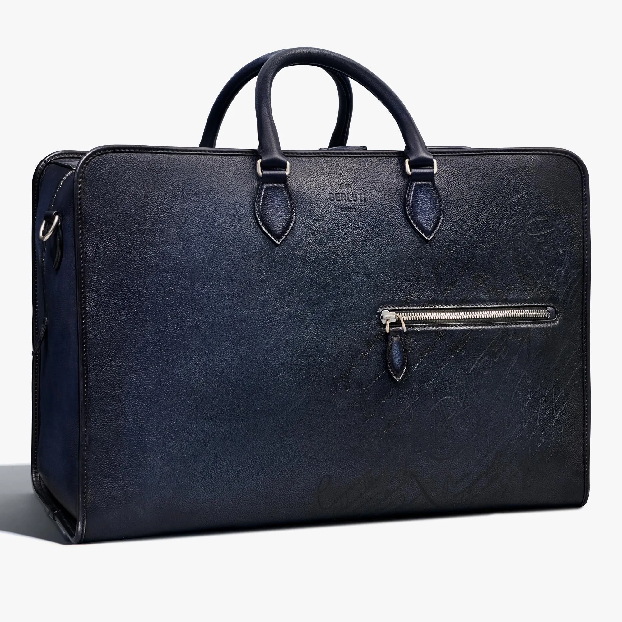 Overnight Scritto Leather Travel Bag