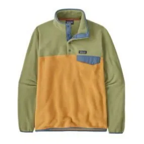 Patagonia Lightweight Synchilla Mens Snap-T® Fleece Pullover - Pufferfish Gold