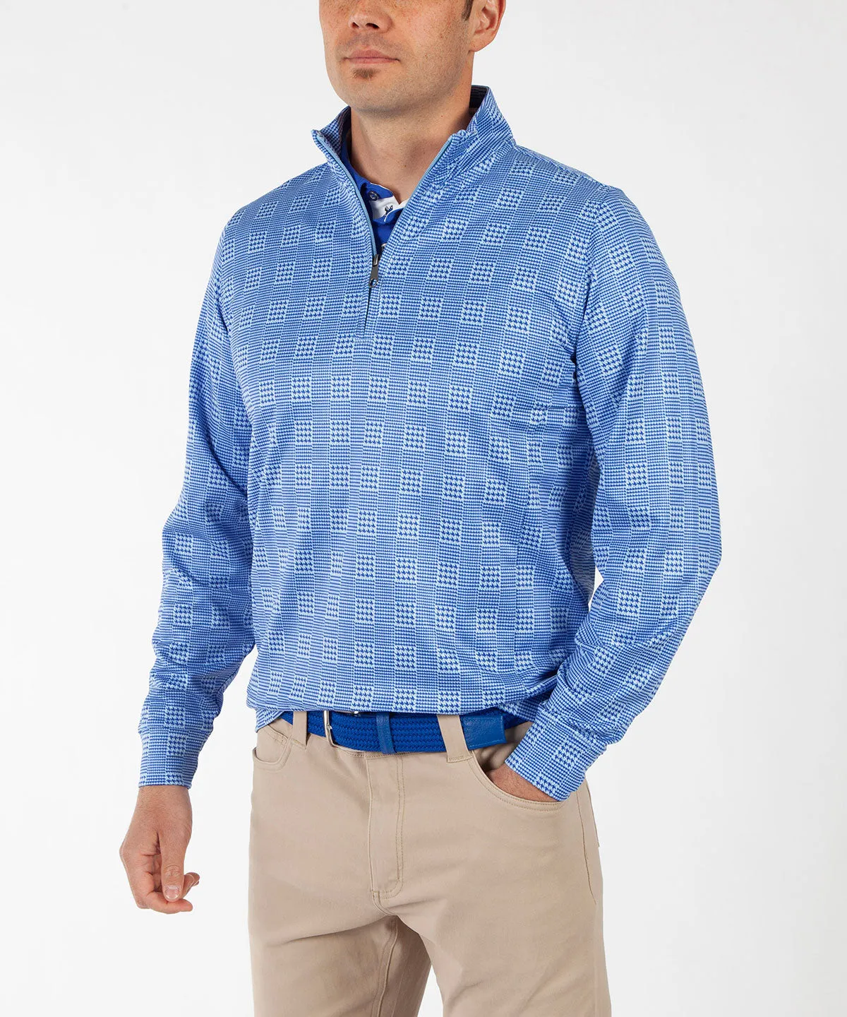 Performance Walker Glen Plaid Quarter-Zip Pullover