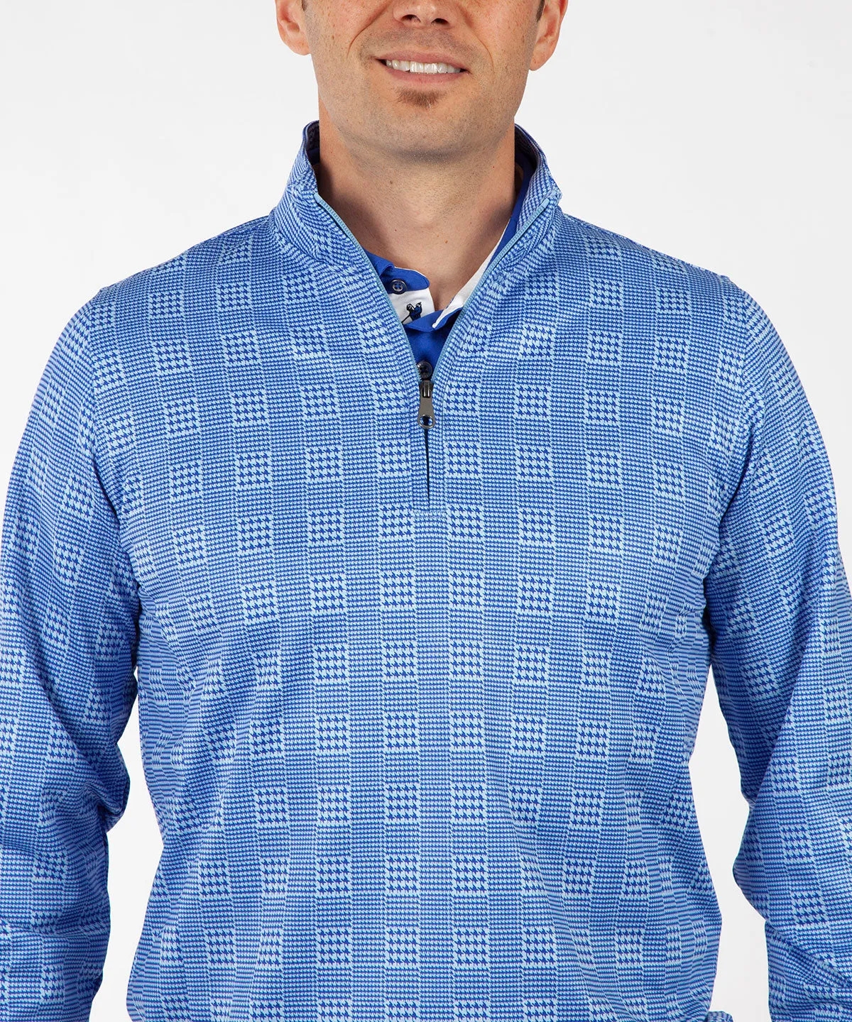 Performance Walker Glen Plaid Quarter-Zip Pullover