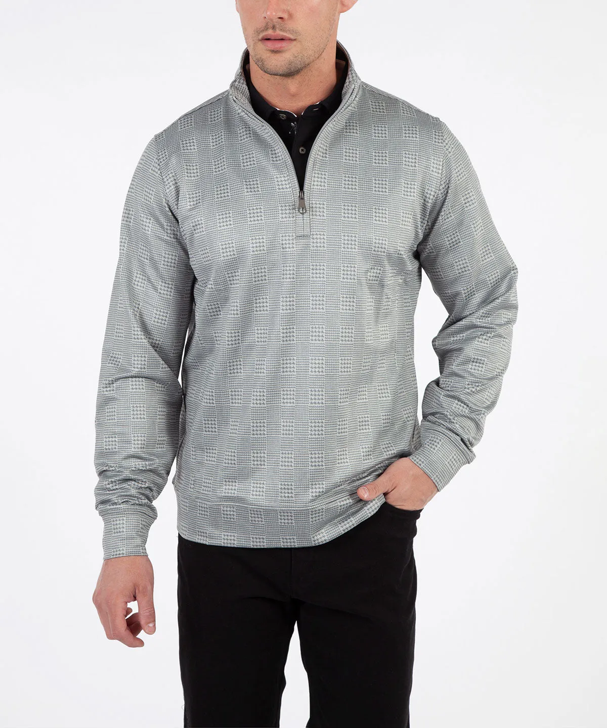 Performance Walker Glen Plaid Quarter-Zip Pullover