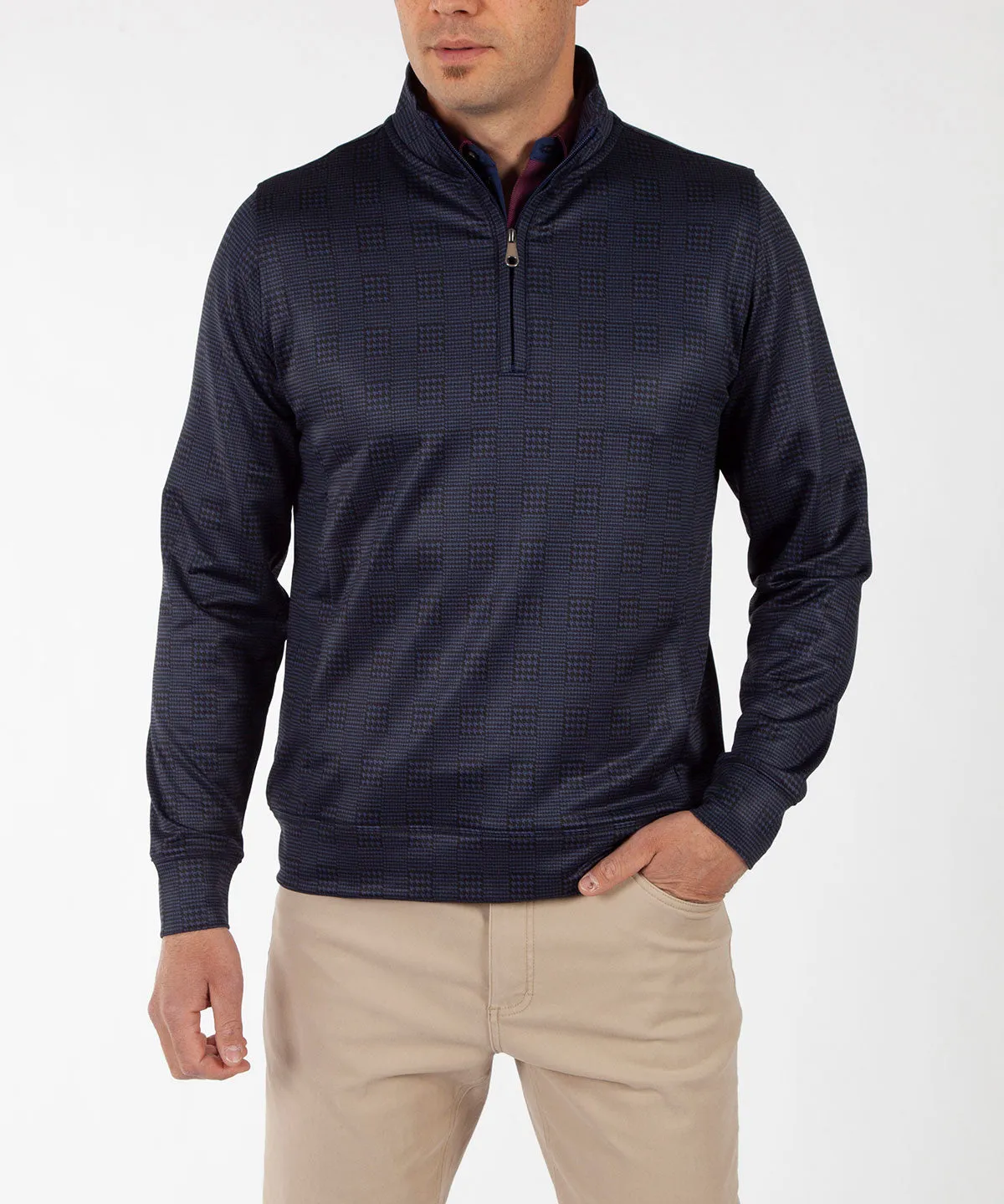 Performance Walker Glen Plaid Quarter-Zip Pullover