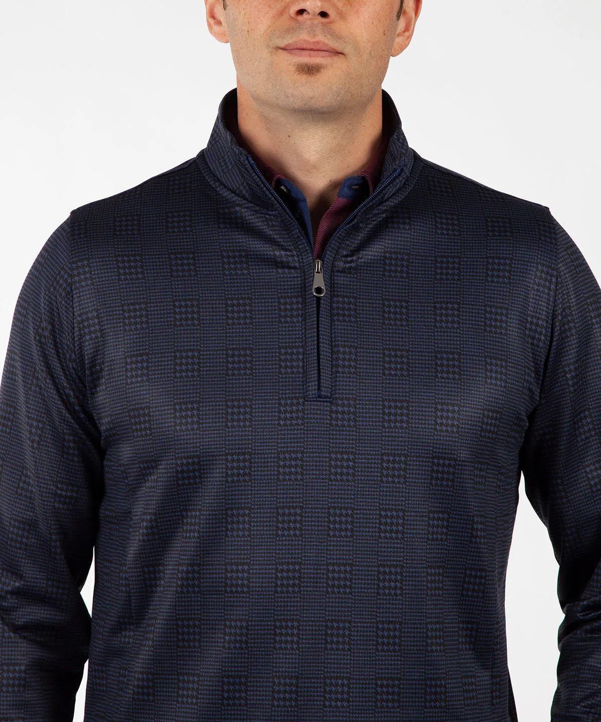 Performance Walker Glen Plaid Quarter-Zip Pullover