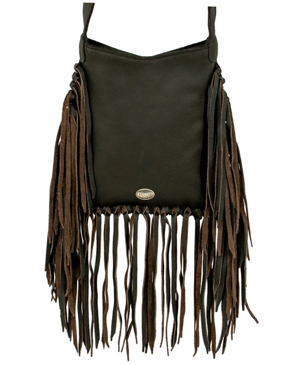 Product Name:  American West Women's Southwestern Tapestry Fringe Saddle Crossbody